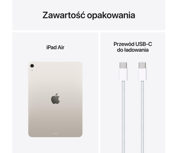Apple iPad Air 11" M3 1TB Wi-Fi Księżycowa Poświata - 1321905 - zdjęcie 10